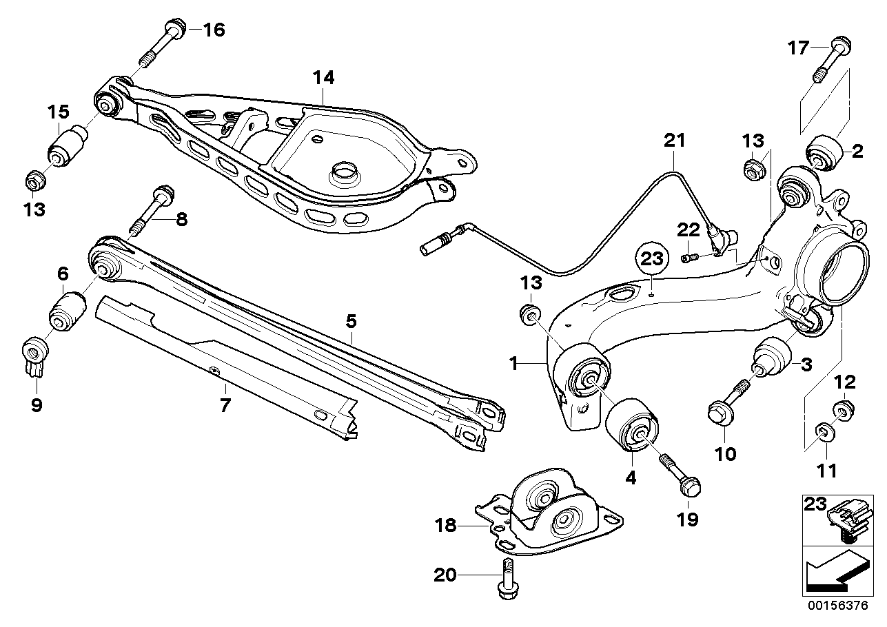 BMW (BRILLIANCE) 33 32 1 092 247 - Vlezajenje, upravljalni vzvod parts5.com