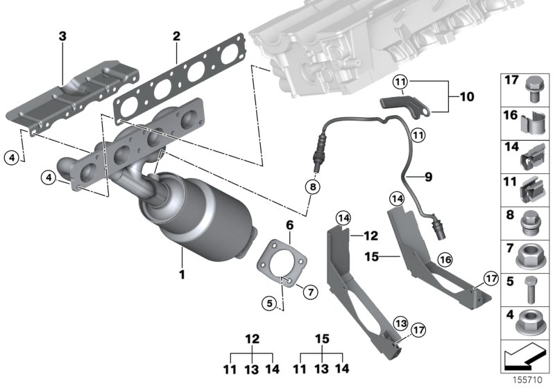 BMW 11787530287 - Lambda andur parts5.com