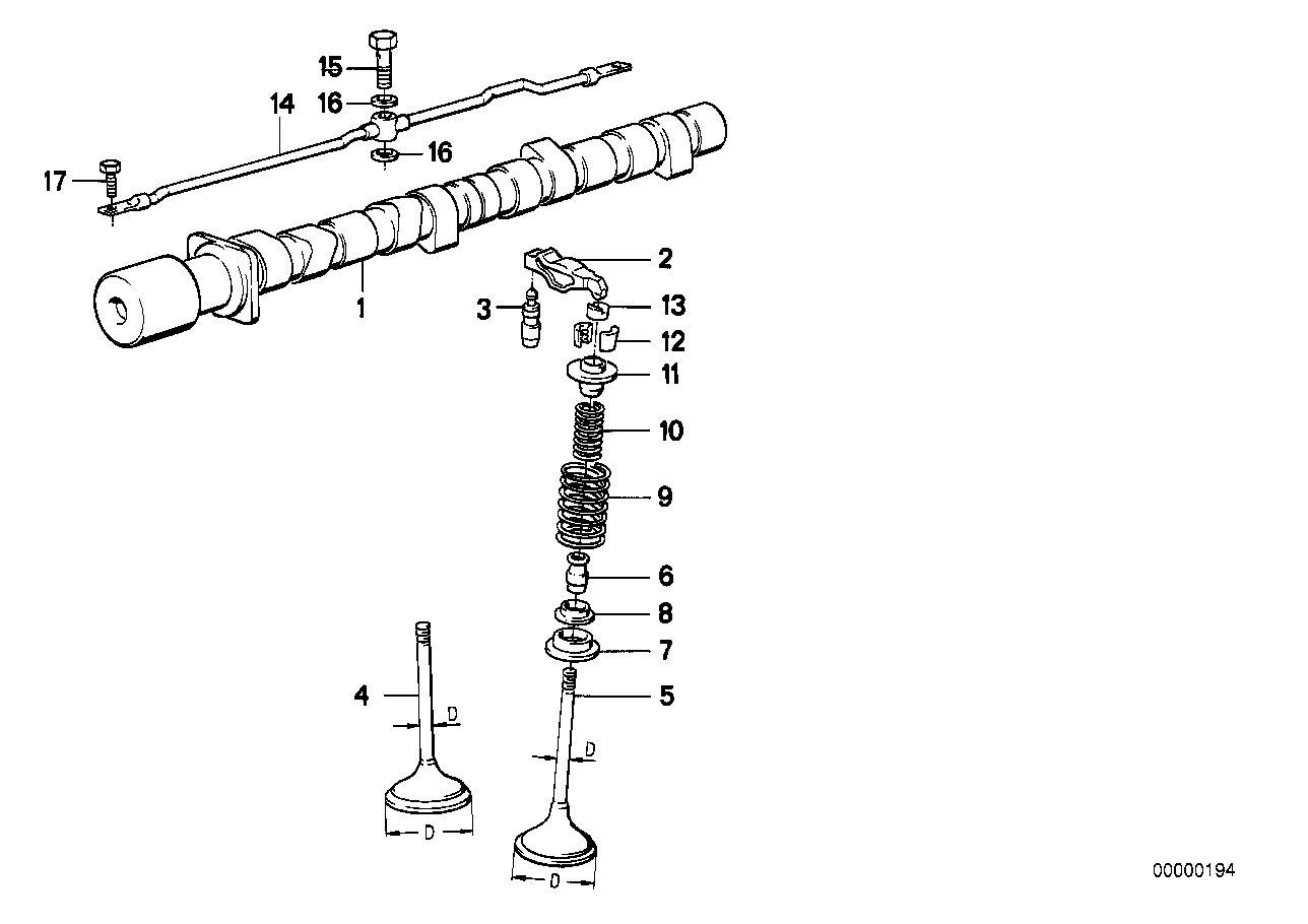 BMW 11 34 9 059 171 - Комплект прокладок, стержень клапана parts5.com