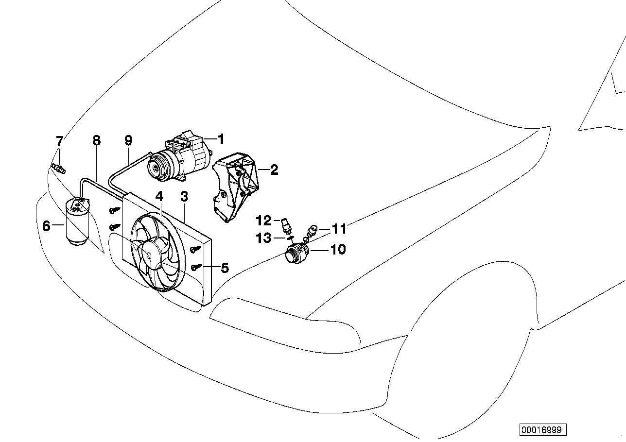 BMW 64551727376 - Courroie trapézoïdale à nervures parts5.com