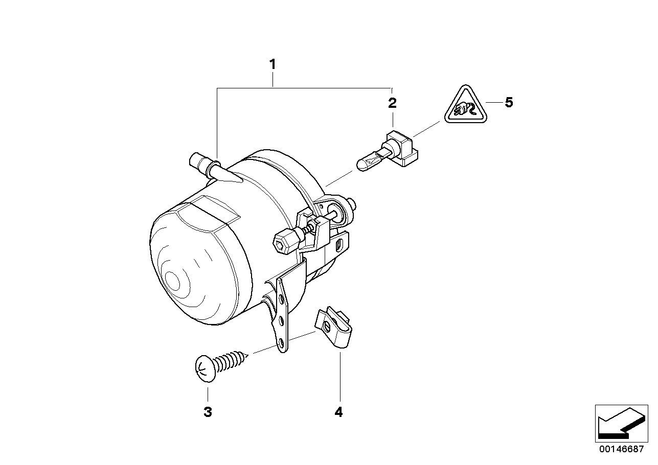 BMW 63 17 6 910 791 - Faro antiniebla parts5.com