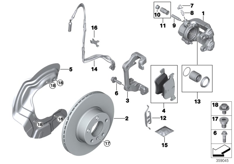 BMW 34116769091 - Brake Caliper parts5.com