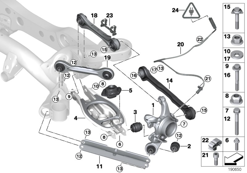 BMW 33 32 2 406 290 - Brat, suspensie roata parts5.com