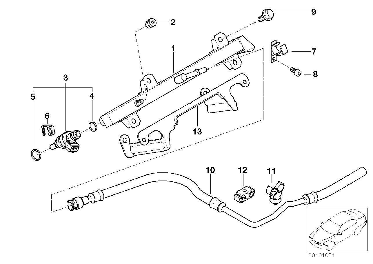 BMW 13 64 7 509 752 - Dichtring, Einspritzventil parts5.com