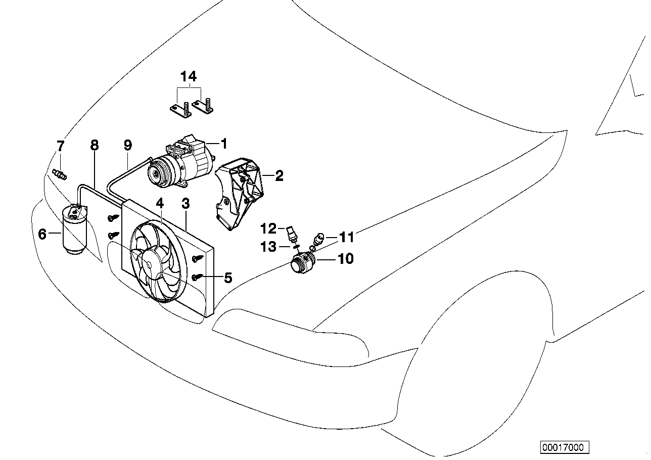 BMW 64 52 8 390 228 - Συμπιεστής, συστ. κλιματισμού parts5.com