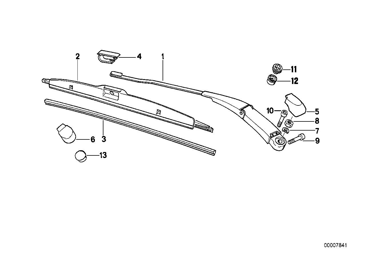 BMW 61 61 8 217 706 - Limpiaparabrisas parts5.com