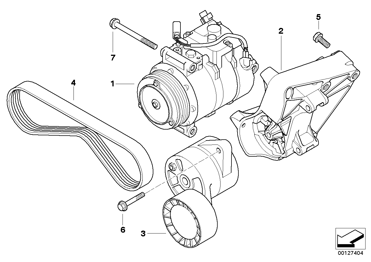 BMW 11 28 7 631 822 - V-Ribbed Belt parts5.com