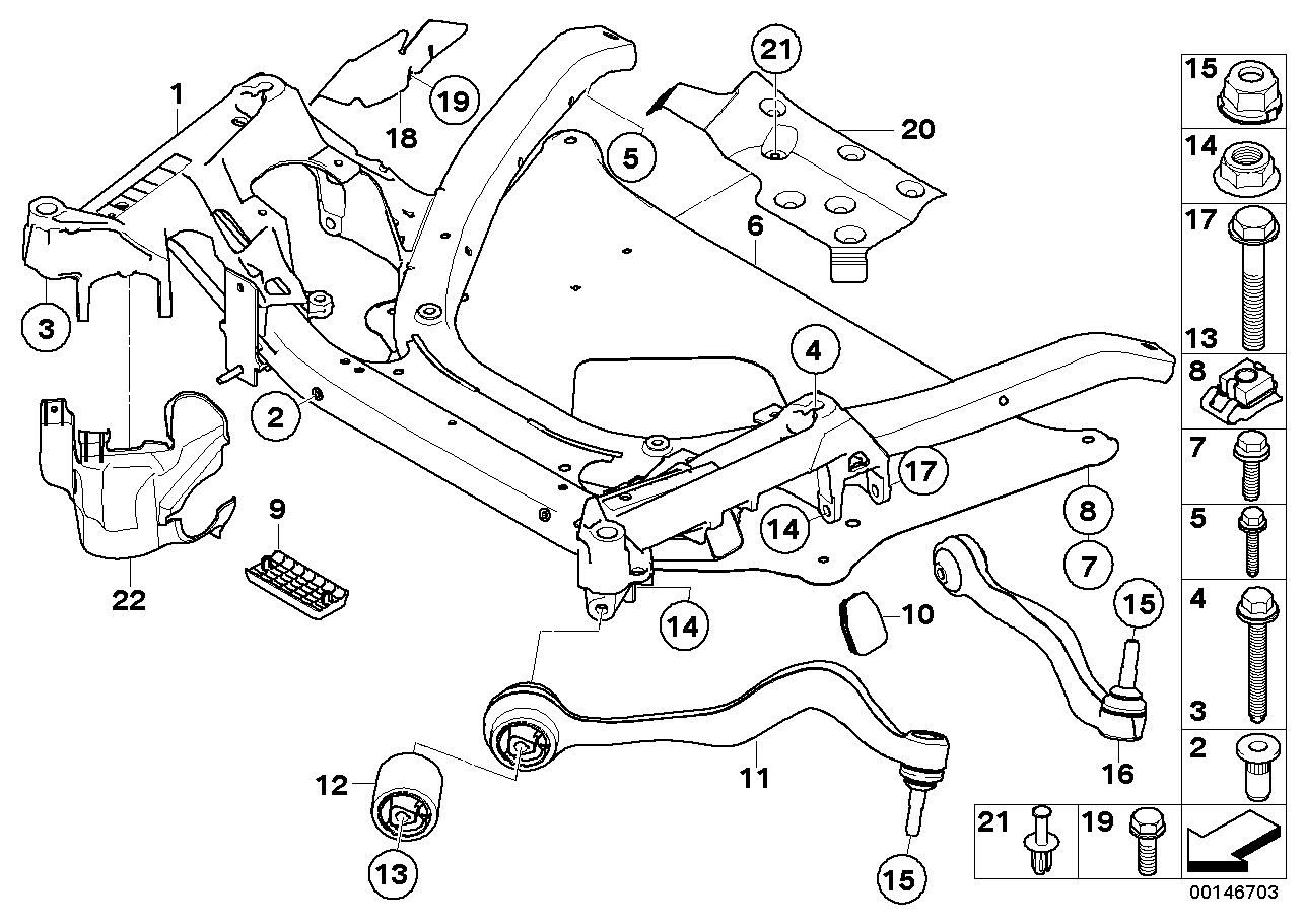 BMW 31 10 2 348 046 - Brat, suspensie roata parts5.com