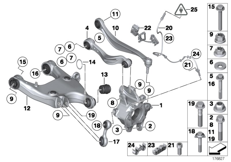 Alpina 33 32 6 782 135 - Bush of Control / Trailing Arm parts5.com