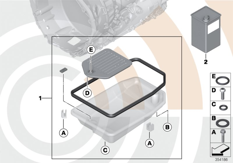 BMW 24 15 2 285 600 - Kit piezas, cambio aceite caja automática parts5.com