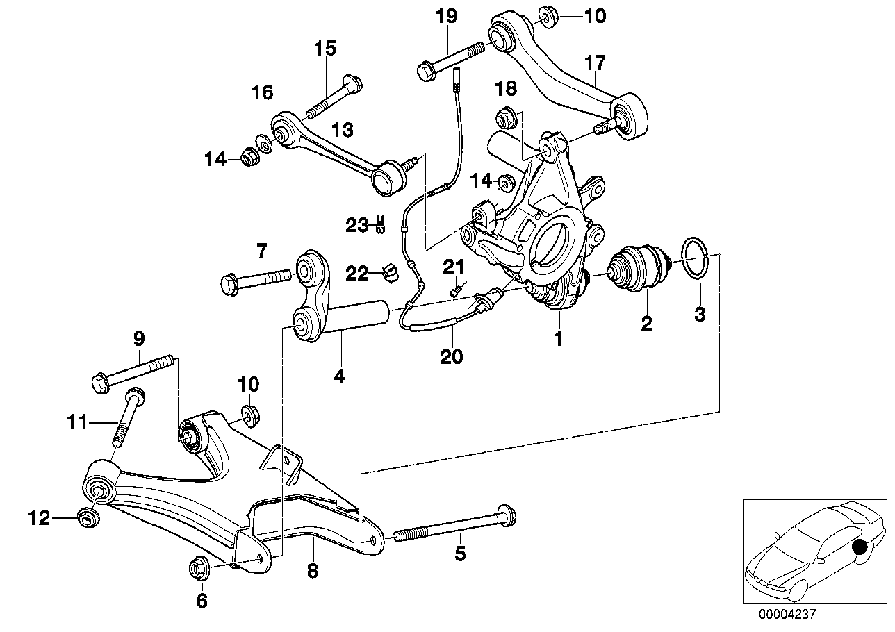 BMW (BRILLIANCE) 33 32 6 767 748 - Paigutus,rattalaagrikorpus parts5.com