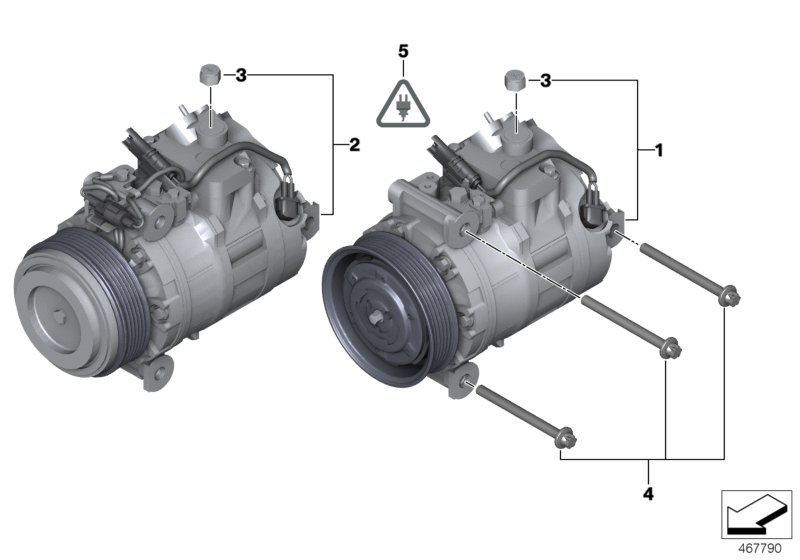 BMW 64 52 9 122 618 - Compressor, air conditioning parts5.com