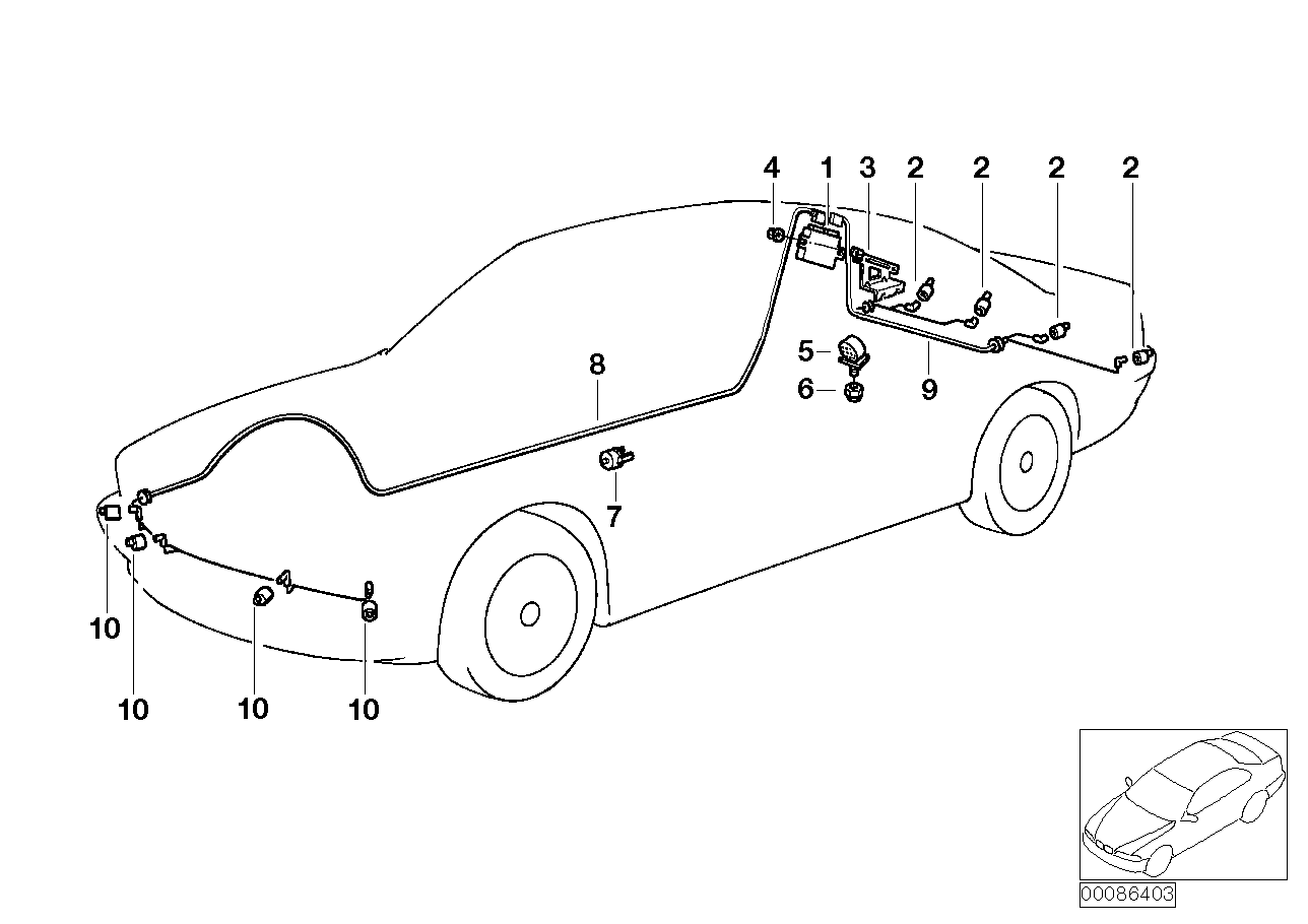 BMW 6621 8 384 702 - Αισθητήρας, βοήθεια παρκαρίσματος parts5.com