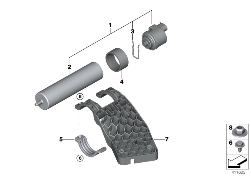 BMW 13 32 7 811 227 - Palivový filter parts5.com