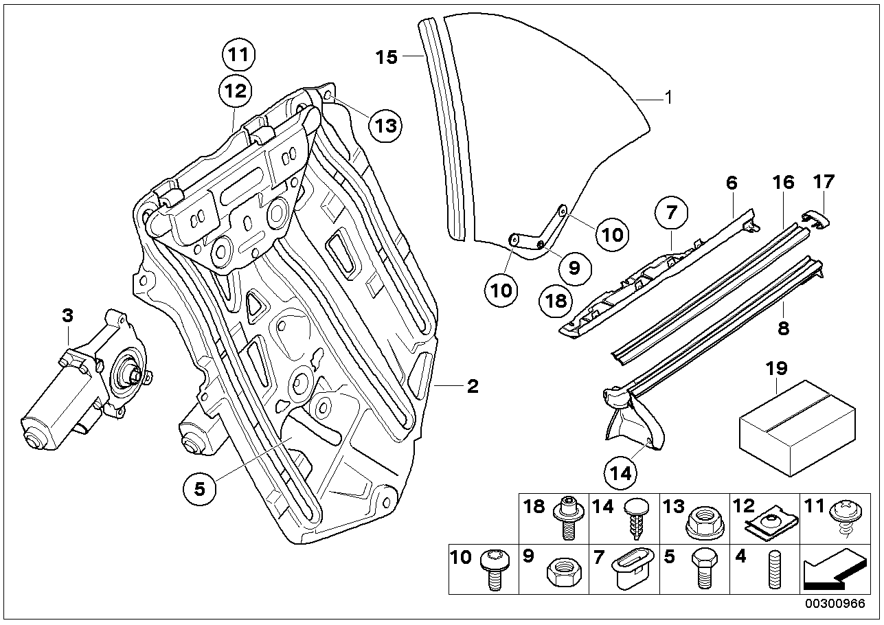 BMW 67628362066 - Elevalunas parts5.com