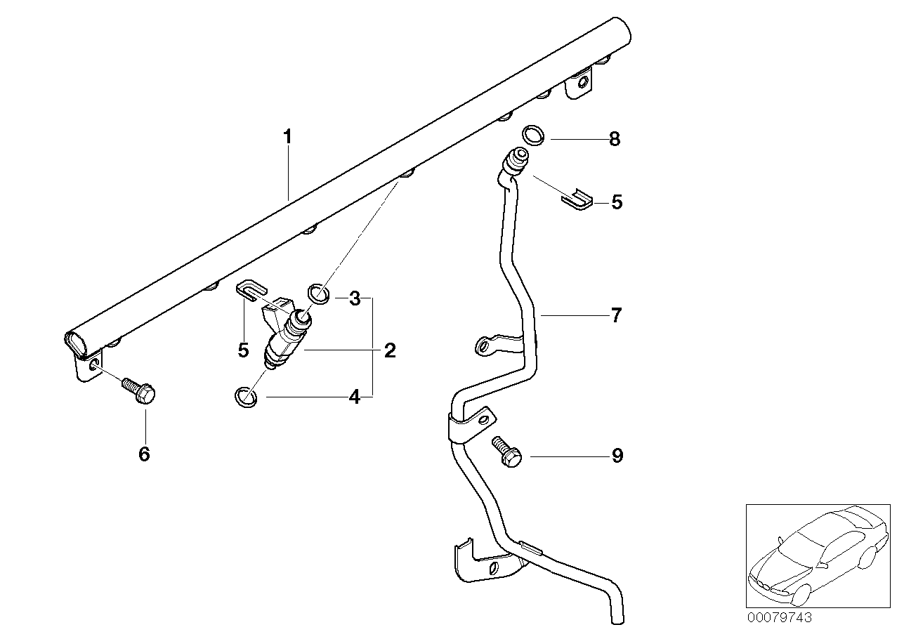 BMW 13 64 1 437 476 - Conta, enjeksiyon valfi parts5.com