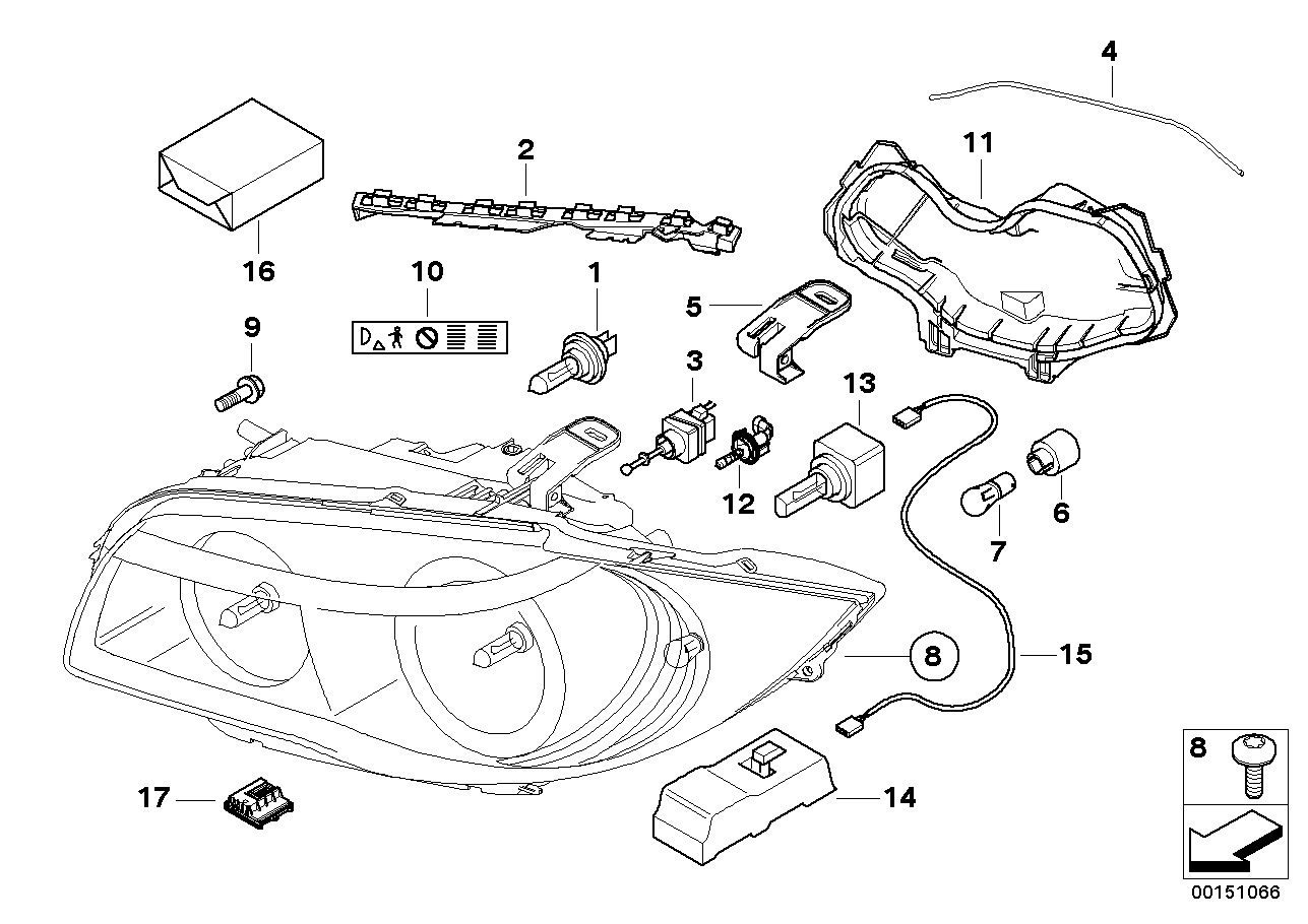 BMW 63126938561 - Συσκευή ανάφλεξης, λυχνία εκκένωσης αερίου parts5.com