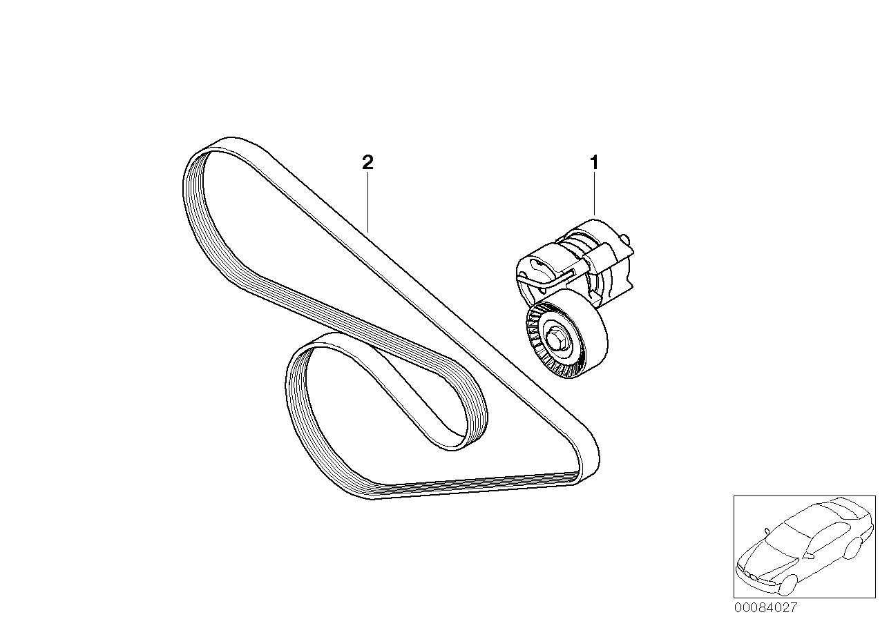 BMW 11287631811 - Пистов ремък parts5.com