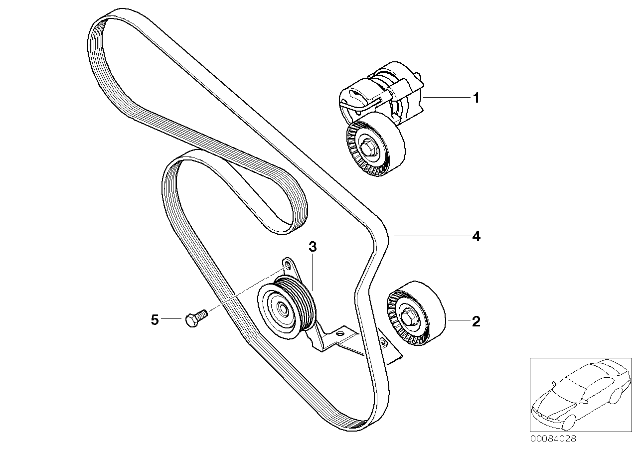 BMW 11287631810 - Courroie trapézoïdale à nervures parts5.com