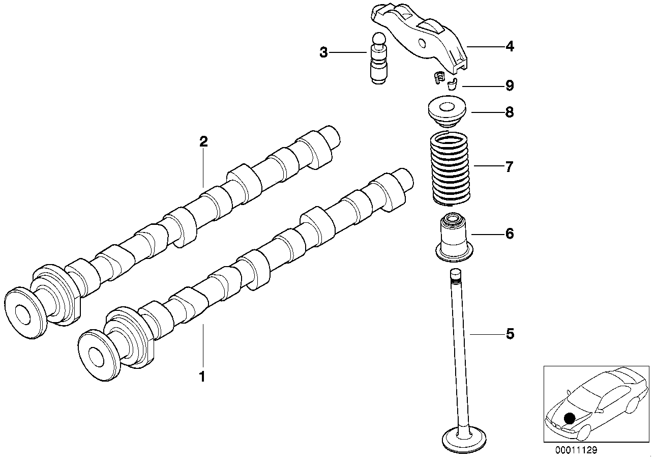 BMW 11 33 2 249 817 - Culbutor supapa parts5.com