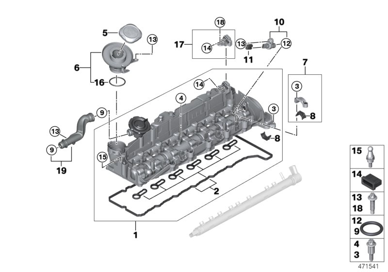 BMW 13 62 7 803 093 - Senzor,pozitie ax cu came parts5.com