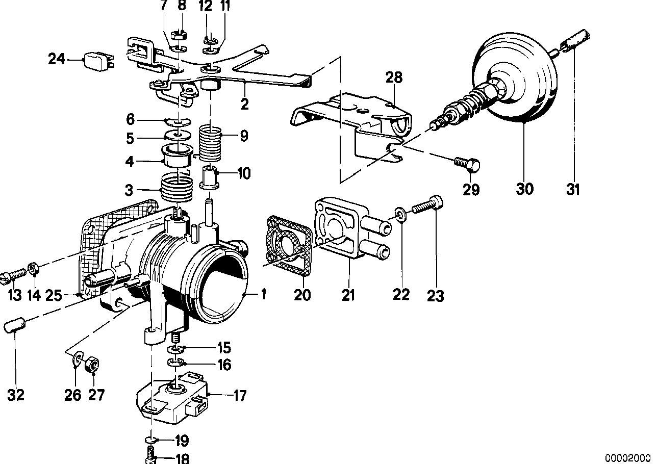 BMW 13 62 1 273 277 - Senzor, pozitie clapeta acceleratie parts5.com