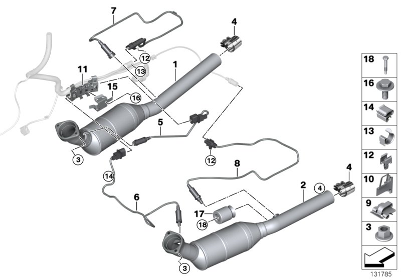 BMW 11 78 7 530 735 - Sonda Lambda parts5.com