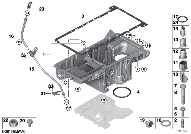 BMW 13531417569 - Inel de etansare parts5.com