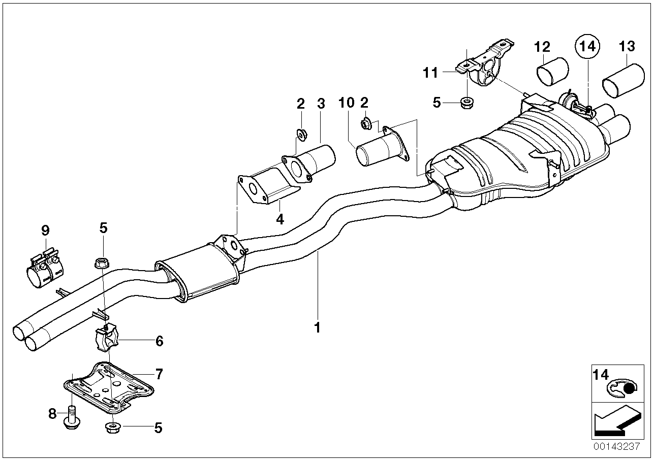 BMW 18 21 1 745 426 - Bearing Bush, stabiliser parts5.com