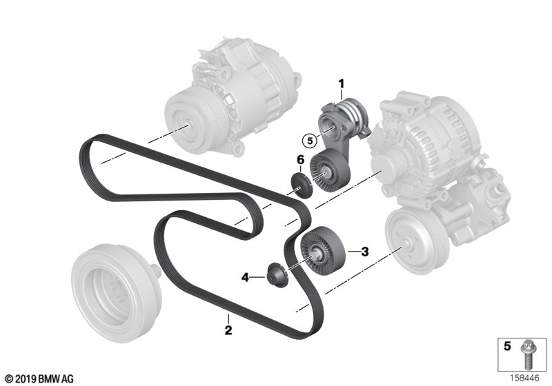 BMW 11 28 7 628 658 - Courroie trapézoïdale à nervures parts5.com