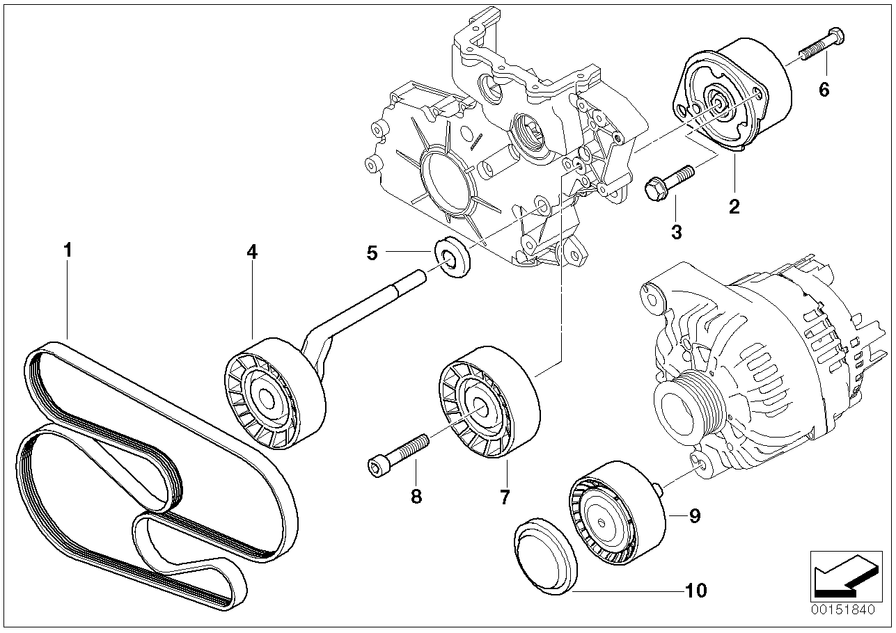 AEBI 11 28 7 789 985 - Пистов ремък parts5.com