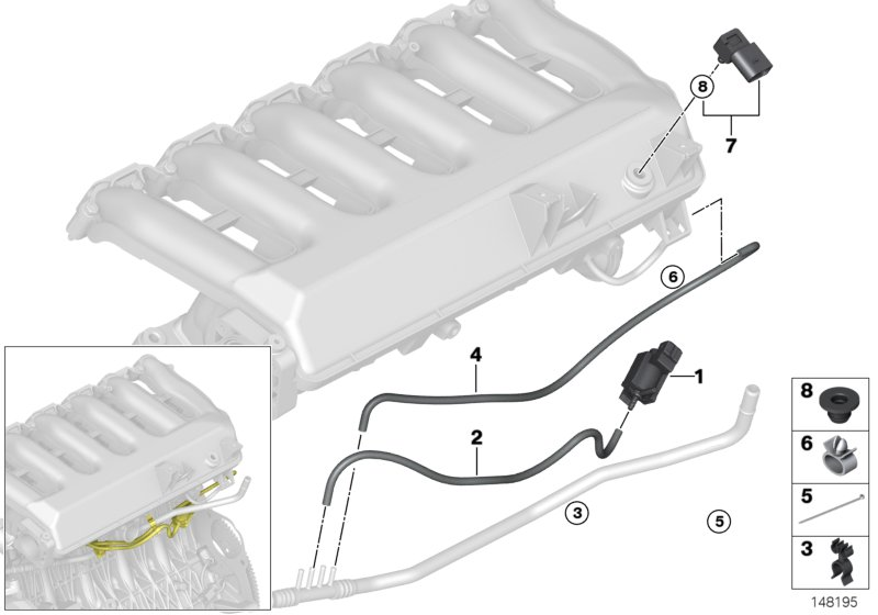 BMW 61138368763 - Bombilla, luces diurnas parts5.com