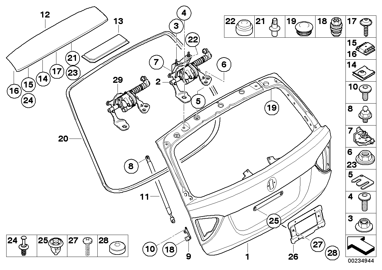 BMW 51 11 1 908 077 - Remache expandible parts5.com