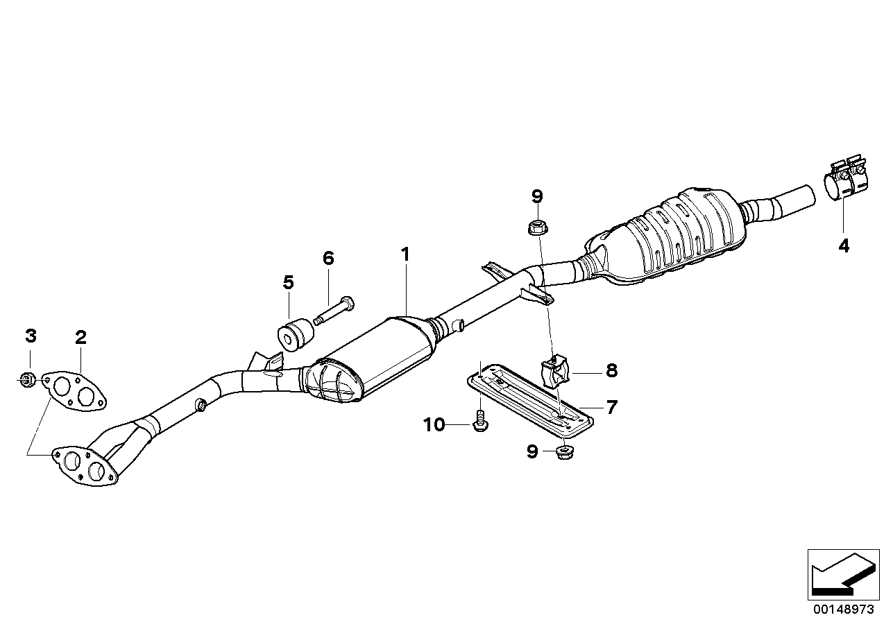 BMW 18 30 1 737 774 - Nut parts5.com