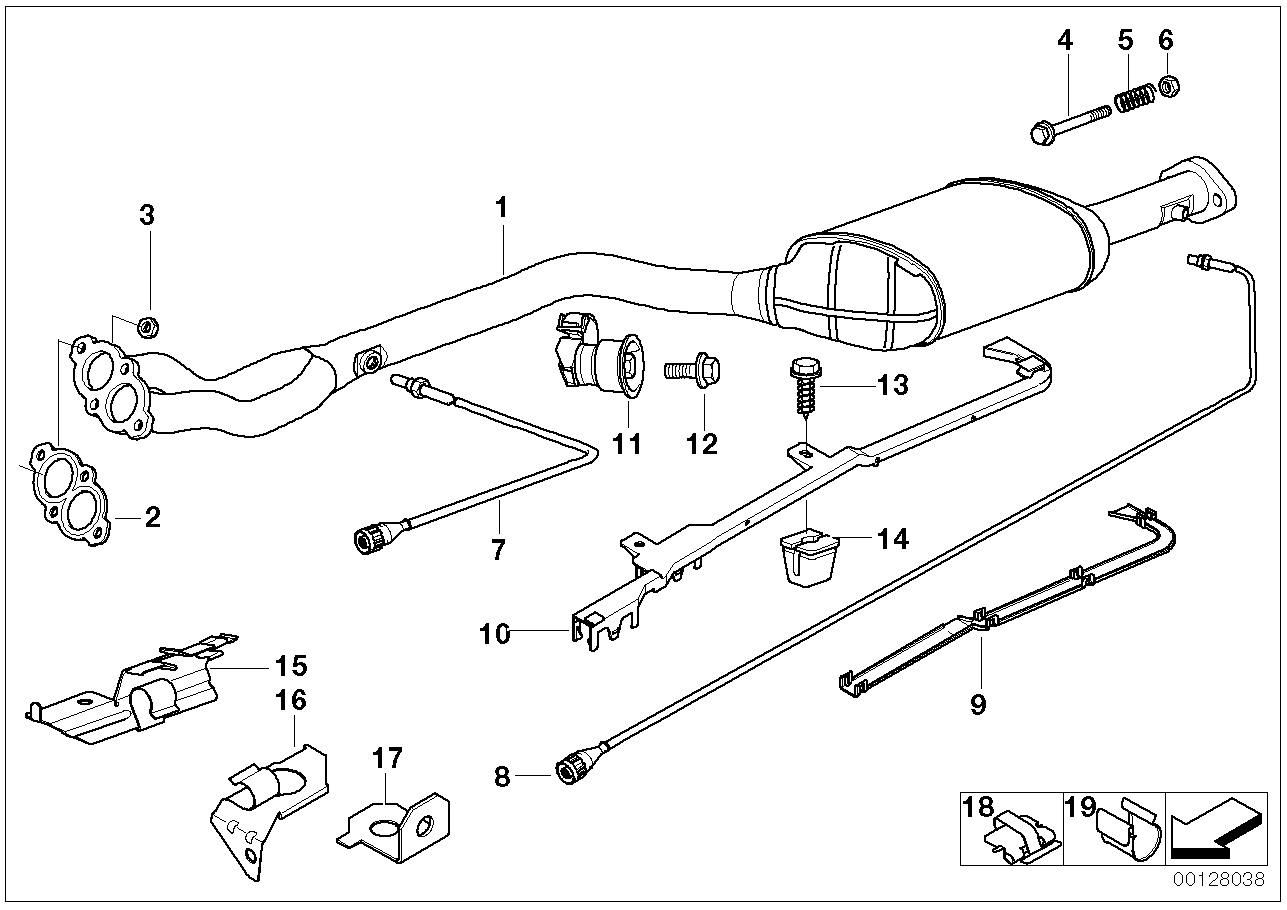 BMW 11 78 1 739 845 - Sonda Lambda parts5.com