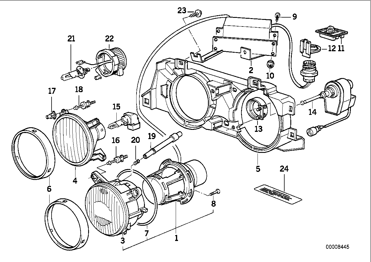 BMW 63 21 7 160 777 - Sijalica, far za osvetljenje pri skretanju parts5.com