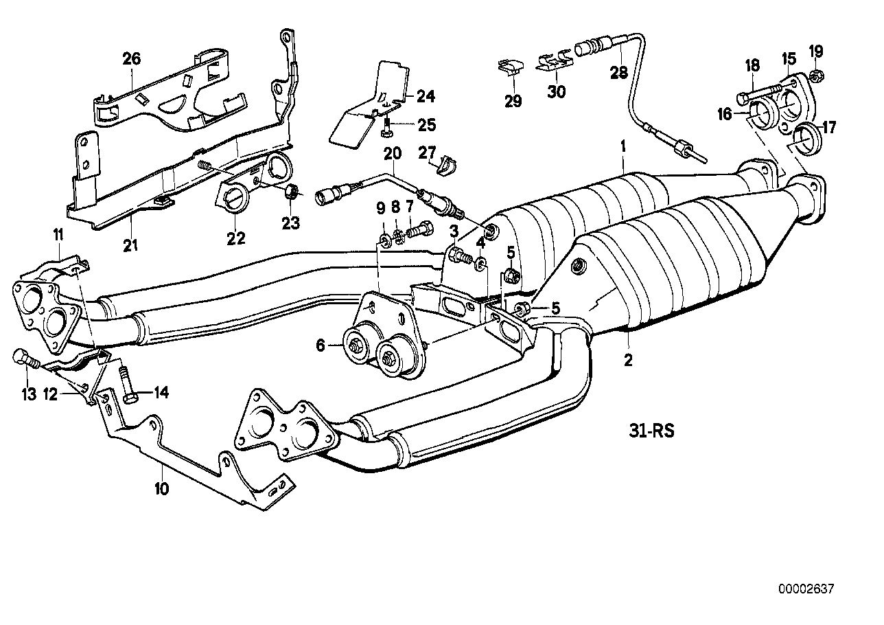 BMW 11 78 1 733 628 - Sonda Lambda parts5.com