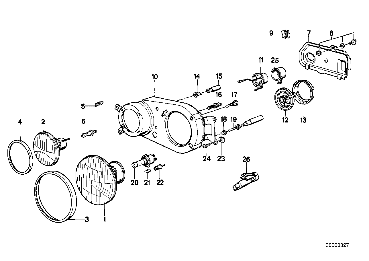 BMW 63 12 1 354 619 - Hõõgpirn,Kaugtuli parts5.com