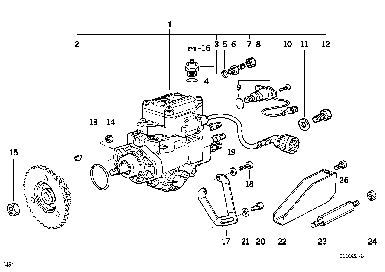 BMW 13512245606 - Etansare, pompa ulei parts5.com