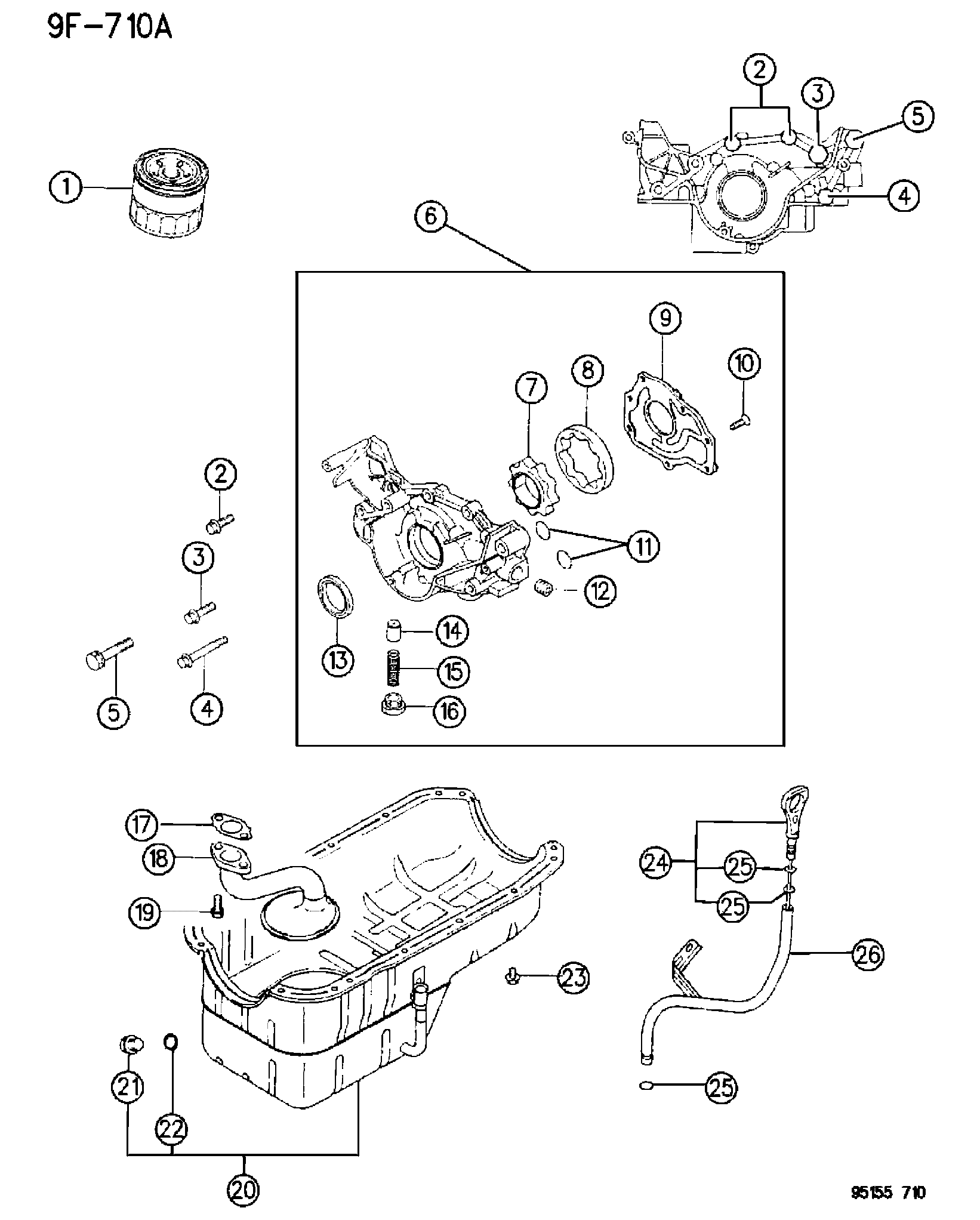 Mitsubishi MD30 8302 - Olejový filter parts5.com