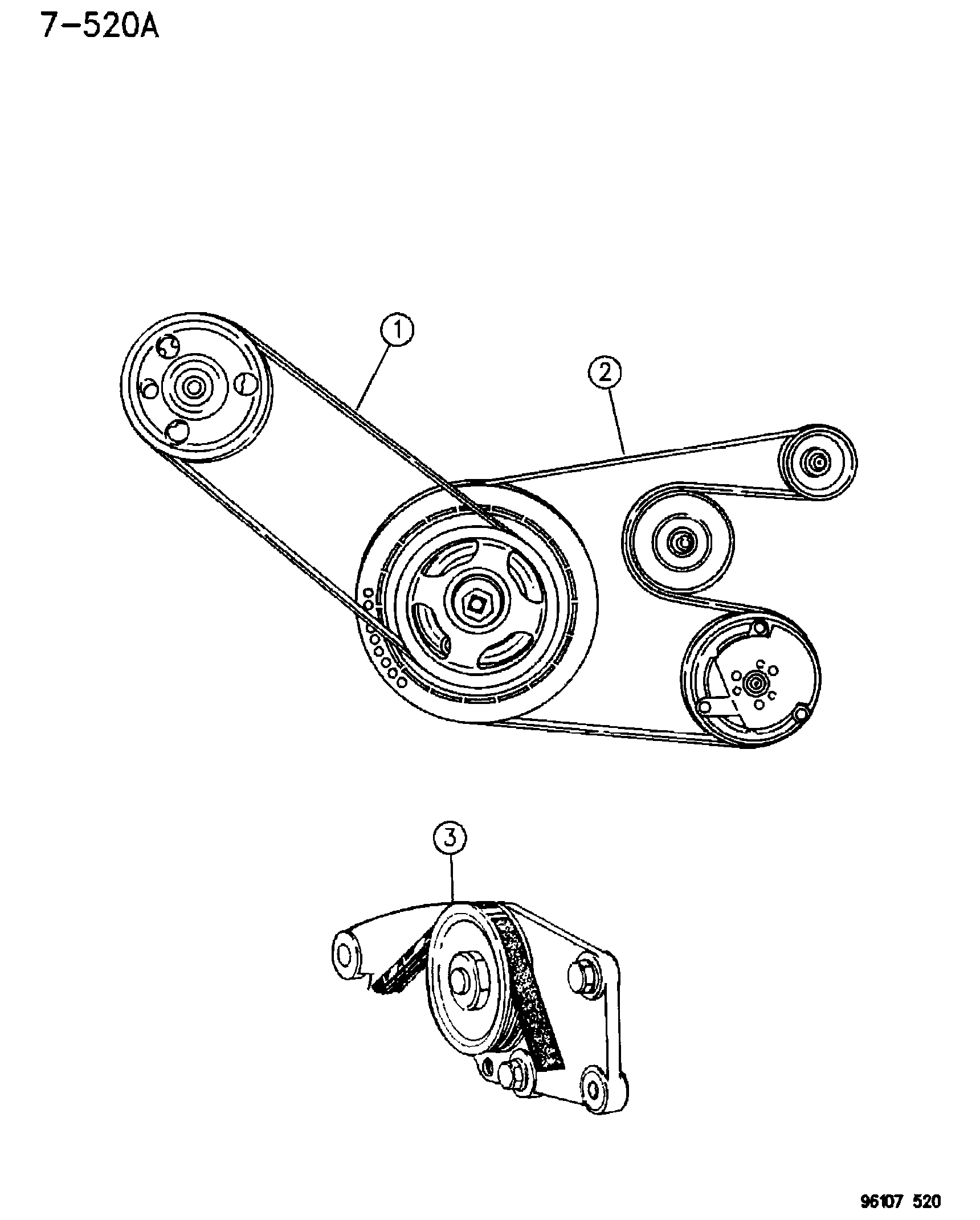 Chrysler 4612 470 - Curea transmisie cu caneluri parts5.com