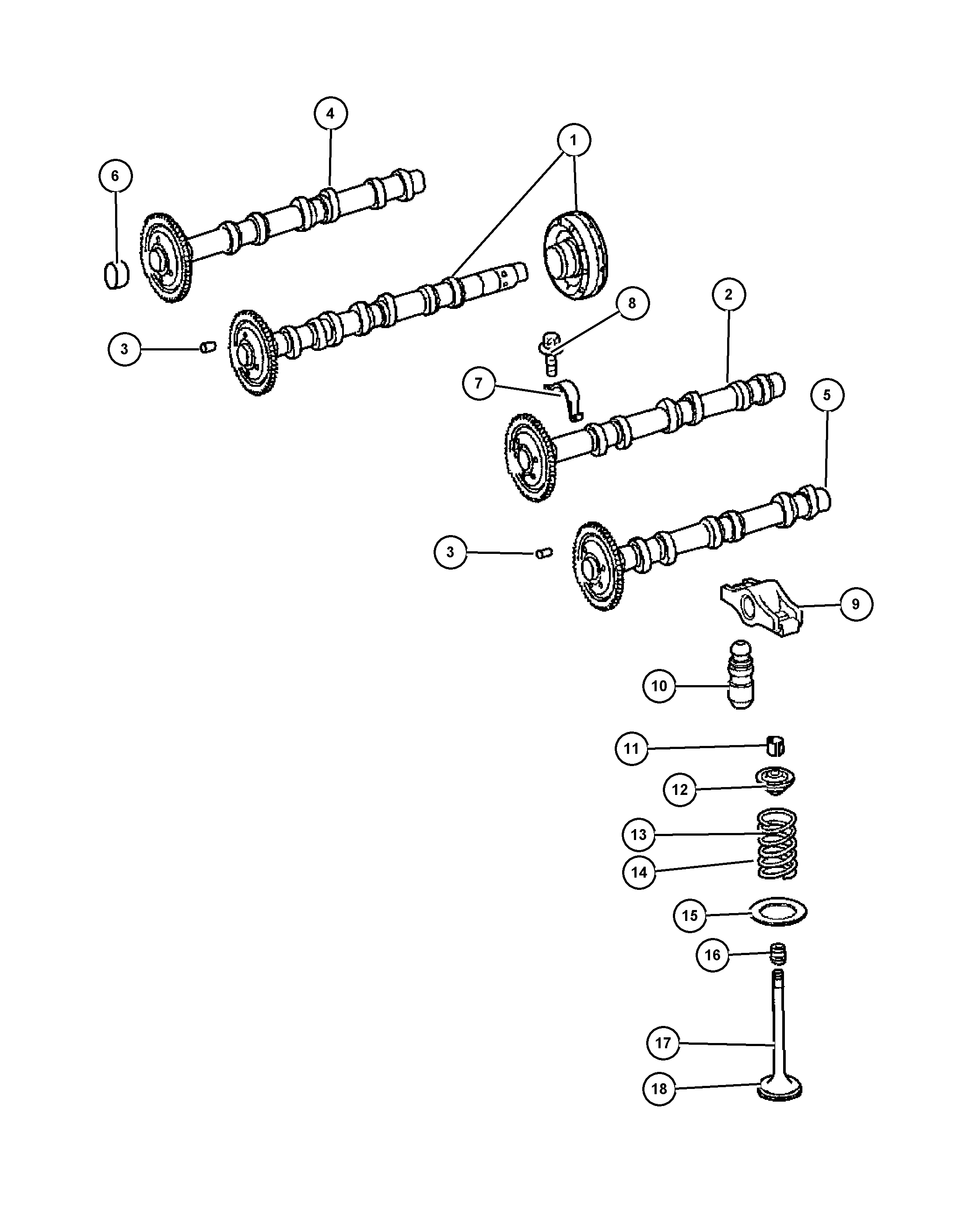 Chrysler 5175 440AA - Podizač ventila parts5.com