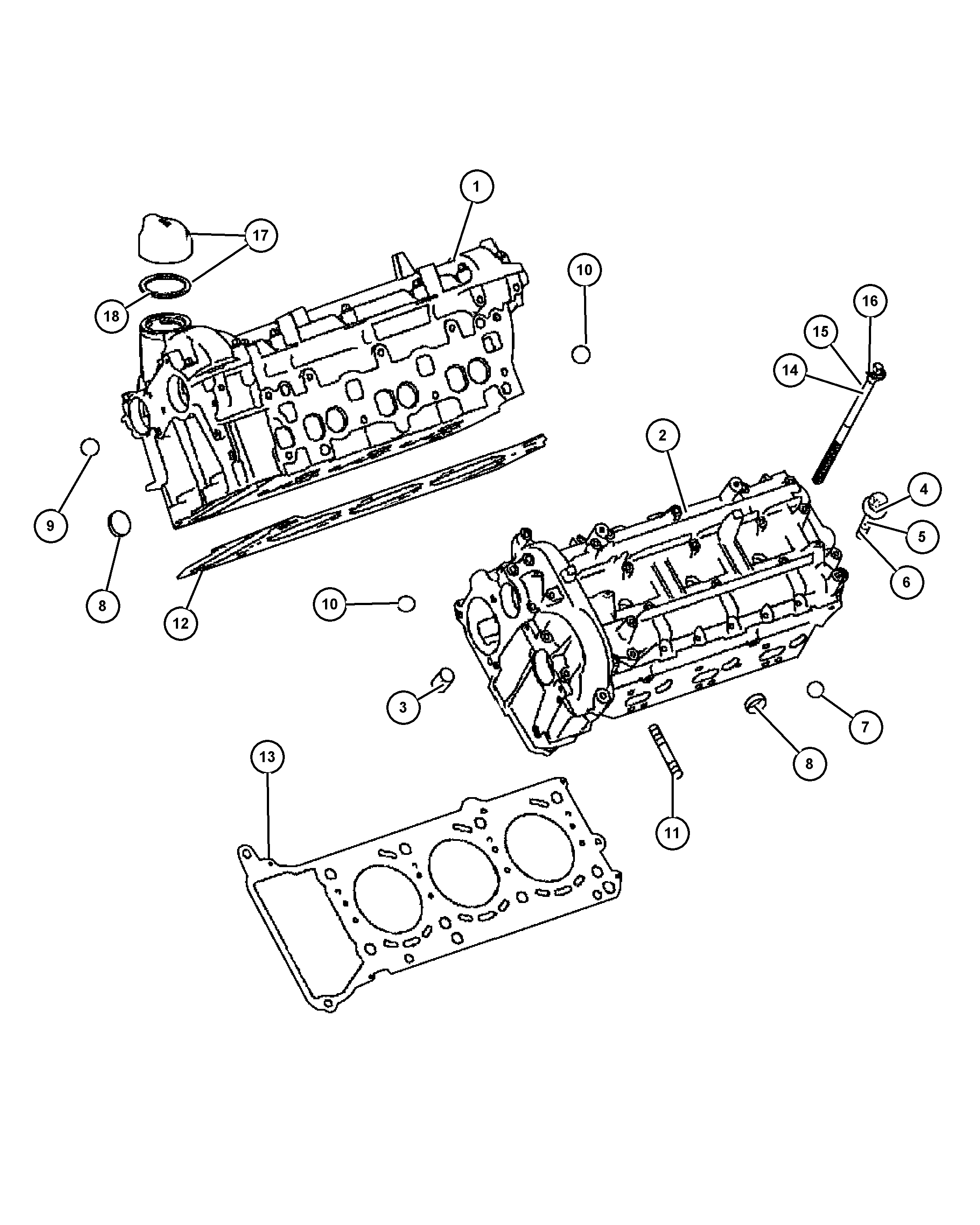 Jeep 5175 444AA - Conta, silindir kafası parts5.com