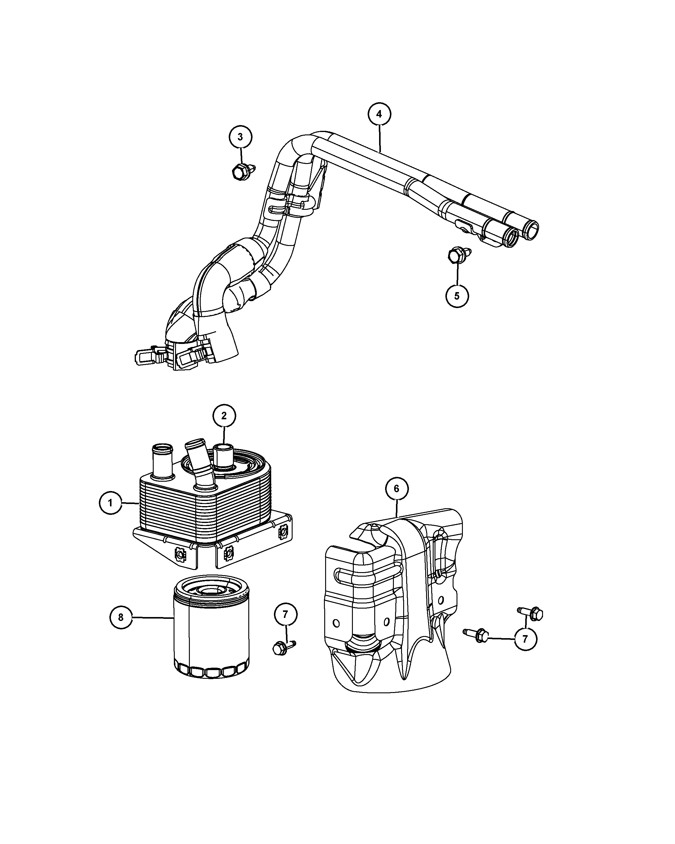 FIAT 4892 339AA - Oljni filter parts5.com