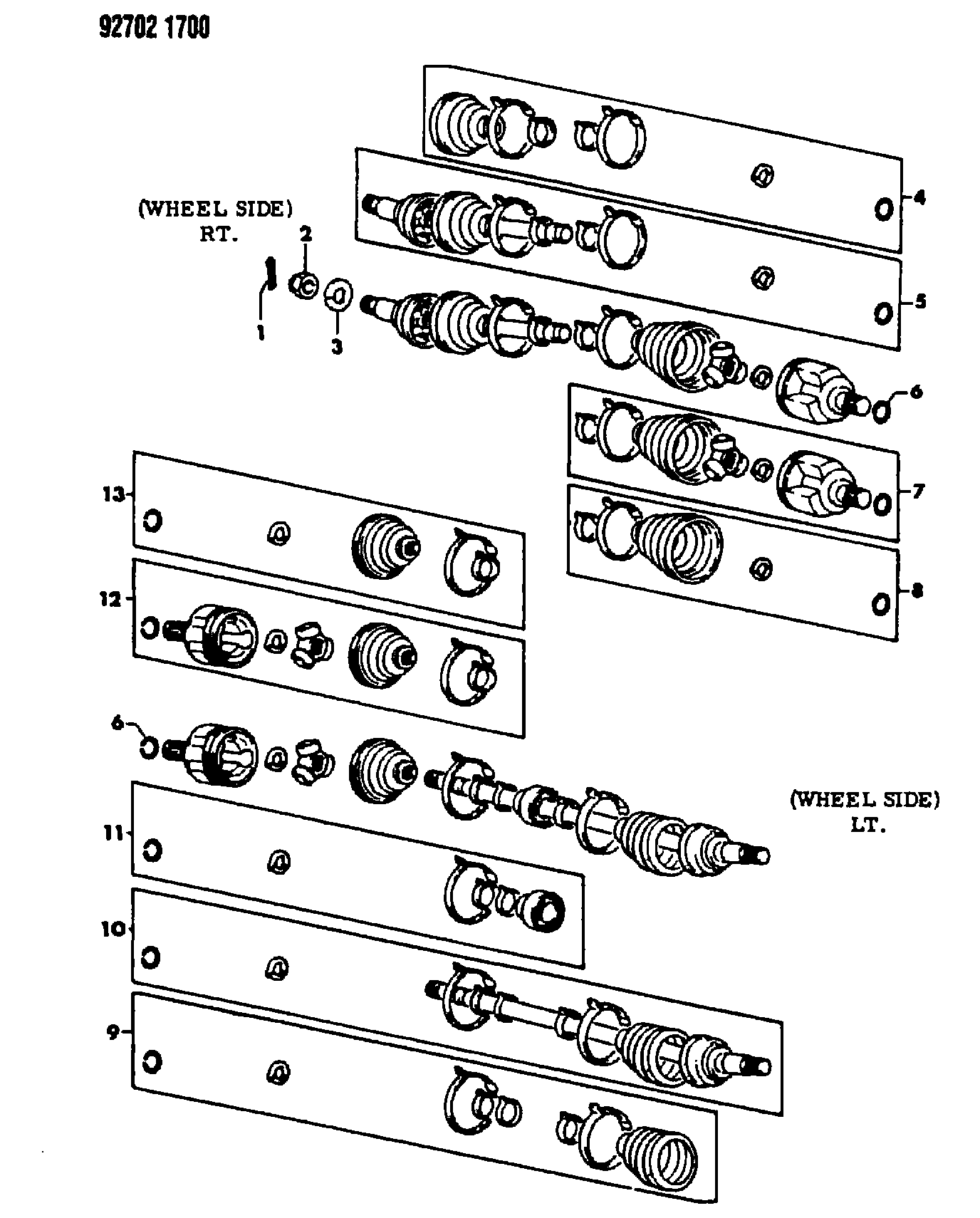 TATA MB29 7339 - Fuelle, árbol de transmisión parts5.com