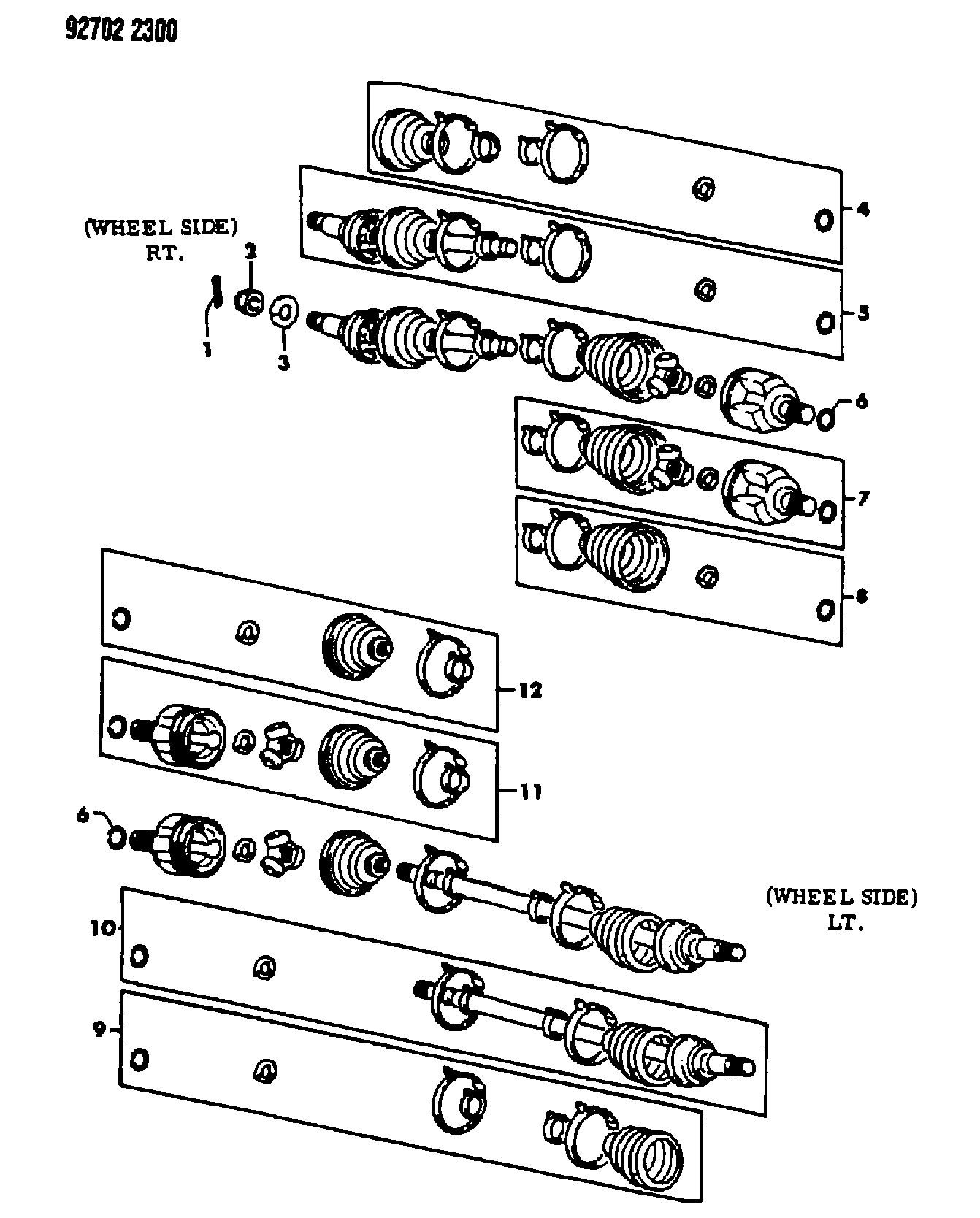 Chrysler MB52 6905 - Faltenbalg, Antriebswelle parts5.com