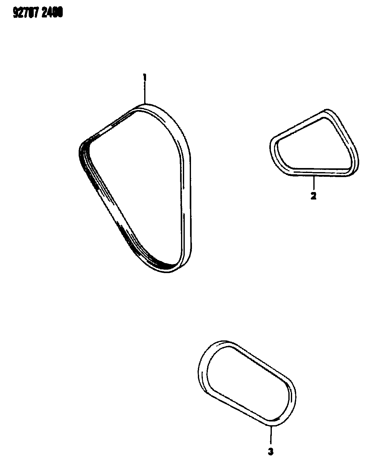 Mitsubishi MD10 6658 - Klinasti rebrasti kaiš parts5.com