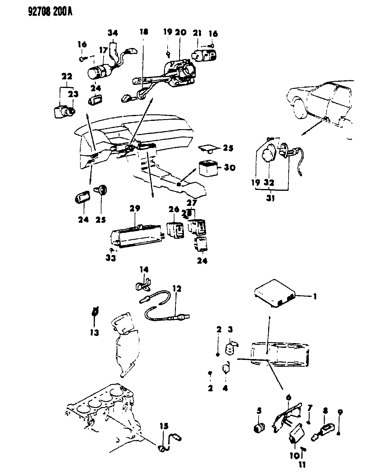 Chrysler MD 148 738 - Sonde lambda parts5.com