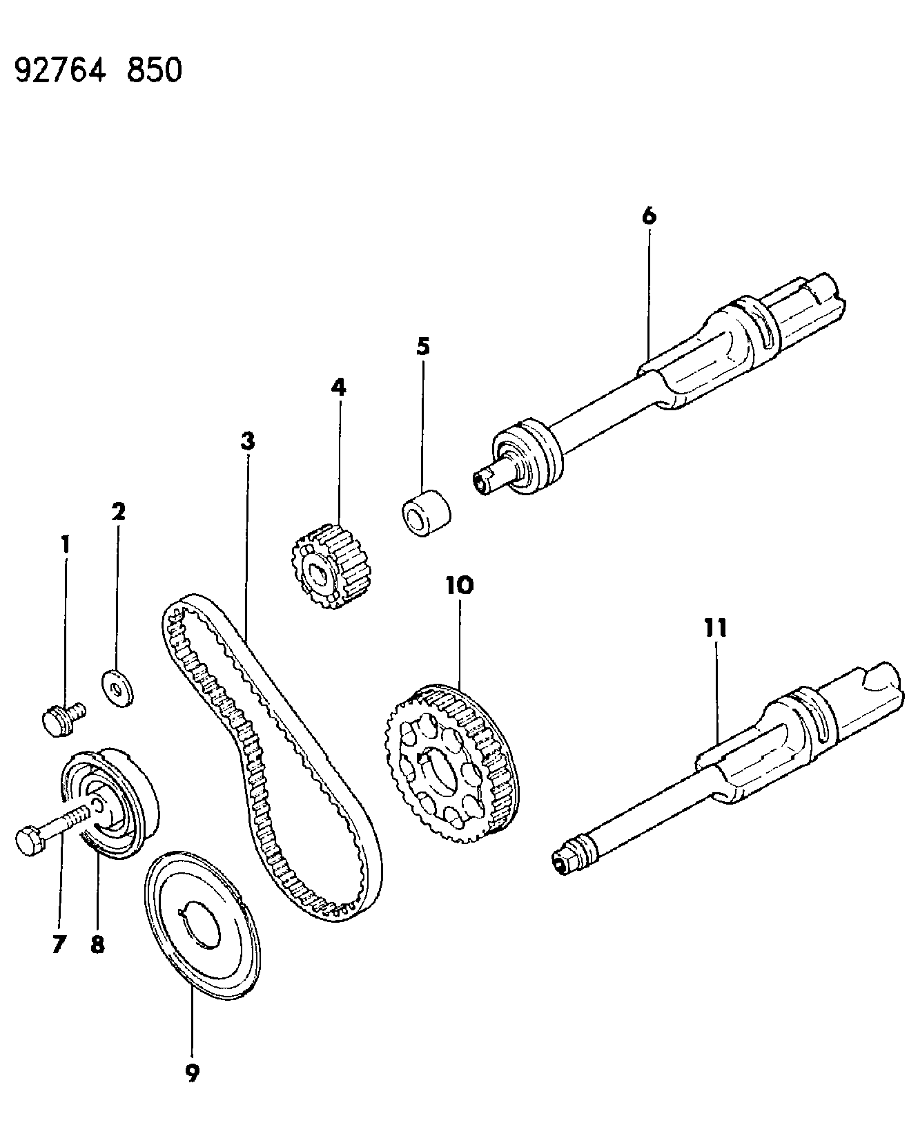 Mitsubishi MD18 2295 - Timing Belt parts5.com