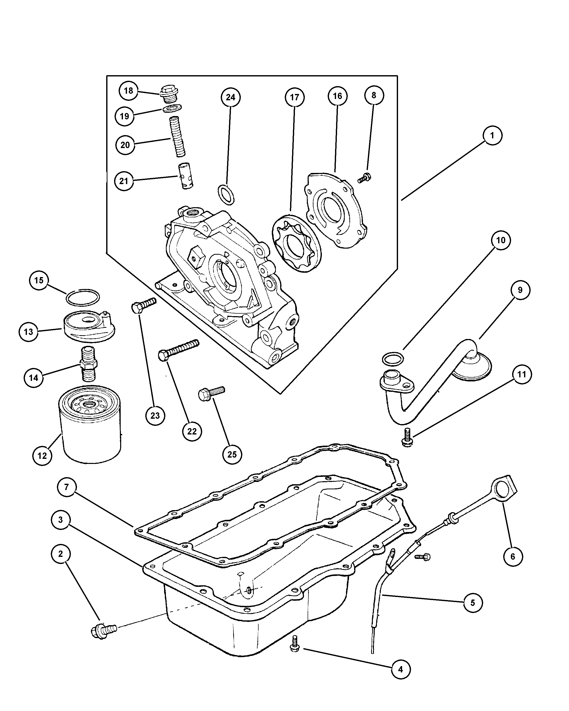 Chrysler 410 5409 - Filter za ulje parts5.com